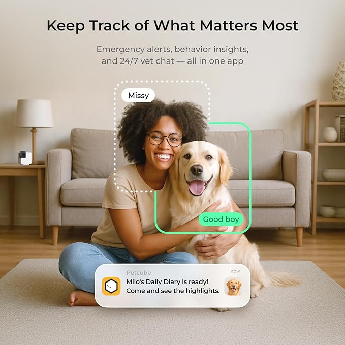 Petcube Cam 360 The Pack of 2 Camera | Ultimate Interactive WiFi Pet and Home - Image 2