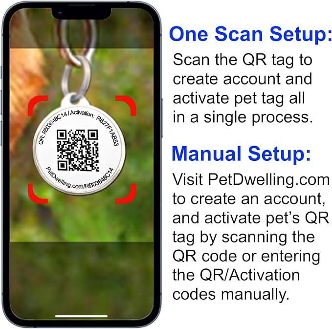 Pet Dwelling QR Code Pet ID Tag – Smart Dog & Cat ID Tags - Image 4