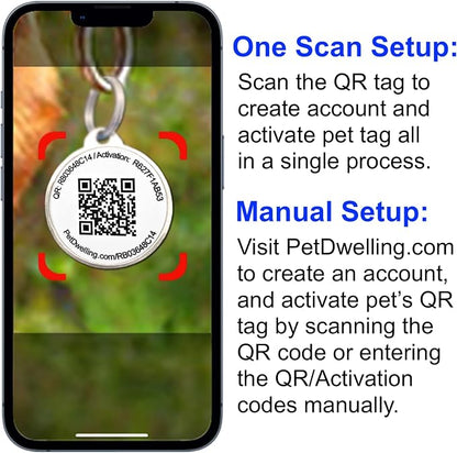 Pet Dwelling QR Code Pet ID Tag – Smart Dog & Cat ID Tags - Image 4