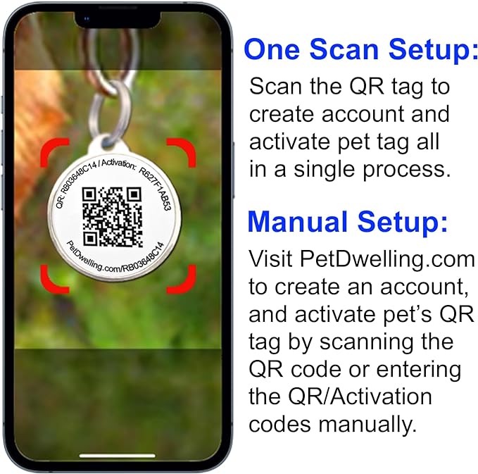 Pet Dwelling QR Code Pet ID Tag – Smart Dog & Cat ID Tags - Image 4