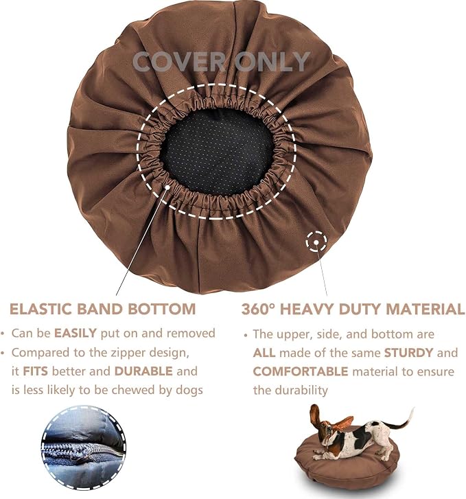 Dog Bed Cover Waterproof Replacement Machine Washable Covers - Image 2