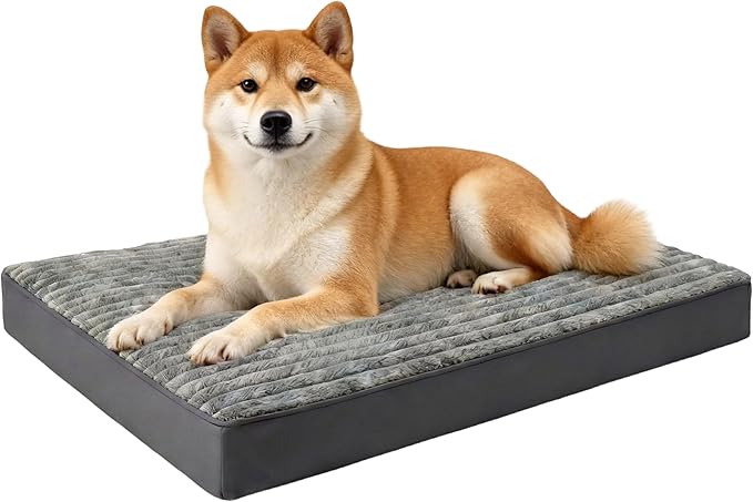 Dog Bed Large Sized Dogs, Orthopedic Flannel Pet Beds by Unknown