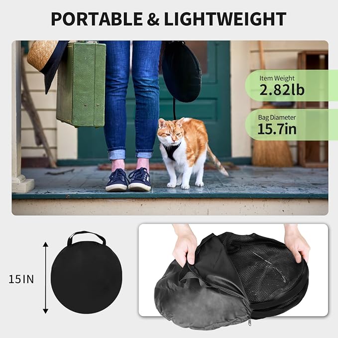 Rest-Eazzzy Outdoor Cat Enclosures, Portable Cat Tent - Image 7