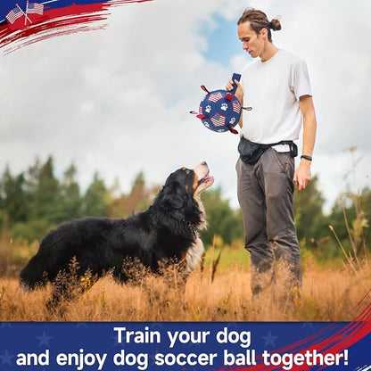 QDAN Dog Toys, Soccer Ball - Image 2