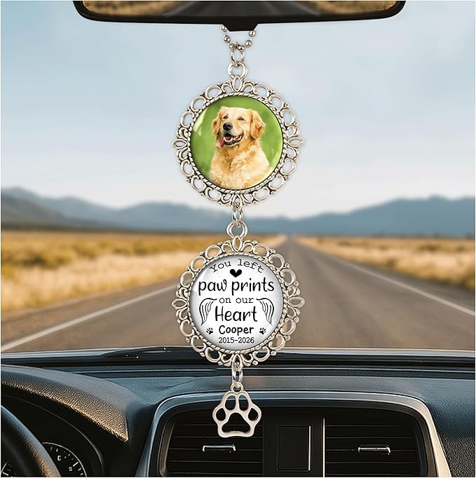 Hyturtle Personalized Pet Memorial Car Hanging Ornament by Hyturtle