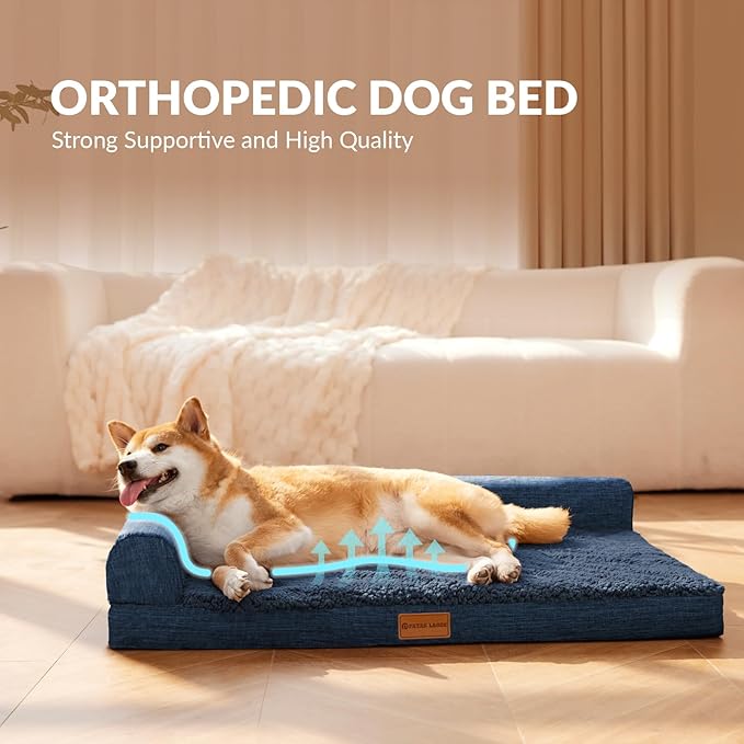 Patas Lague Orthopedic XL Dog Bed Large Sized Dog 48''X30'', Waterproof L - Image 4