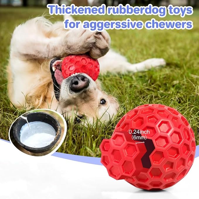 Interactive Squeaky Dog Balls Puppy Toys, Dog Toys - Image 3