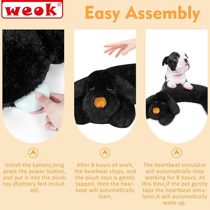 Heartbeat Puppy for Dogs-for Separation Anxiety Relief, Heartbeat Stuffed - Image 7