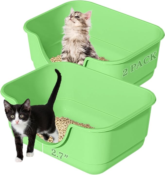2 Pack Low Entry Small Litter Box by Unknown