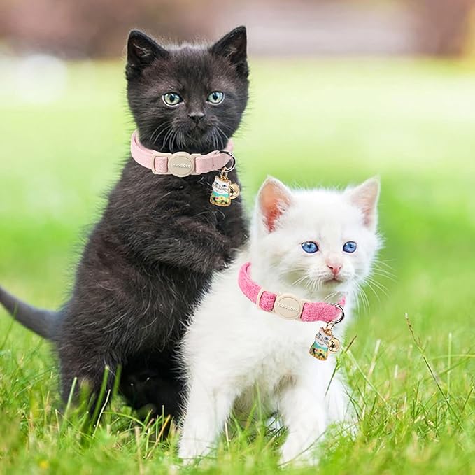 Cat Collar, 2 Pack Pink Cat Collars Breakaway - Image 5