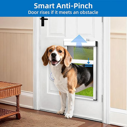 Automatic Dog Door with Doorbell Activation, 2-Flap Electronic Smart Pet Door - Image 5