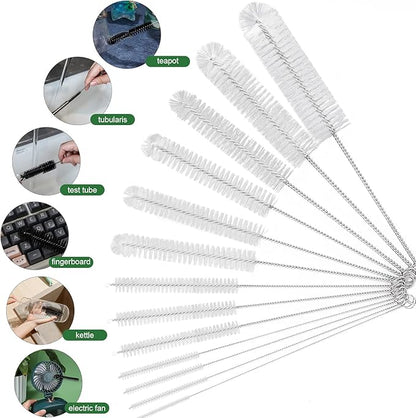 CiaraQ Bottle Cleaning Brushes, 8 Inch Nylon Tube Brush Set, Cleaner - Image 2
