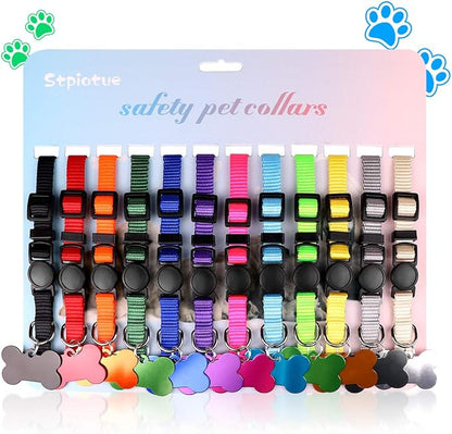 Upgraded Puppy Collars for Litter Puppy ID Collars Whelping Supplies Soft Nylon - Image 5