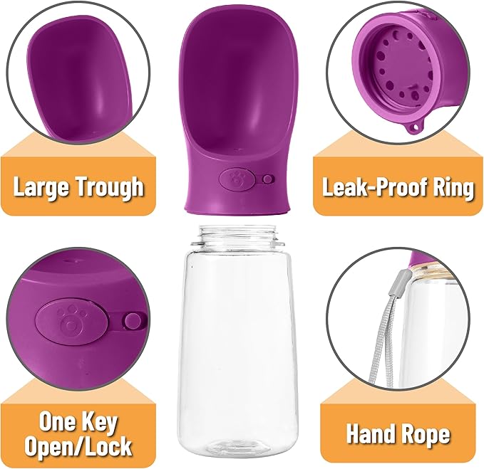 Mr. Pen Portable Dog Water Bottle, 19 oz, Travel Dog Water Bottle Dispenser - Image 5