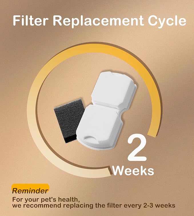 Cat Water Fountain Filter Replacement: 6Pack Pet Fountain Filters of 6 Carbon - Image 5