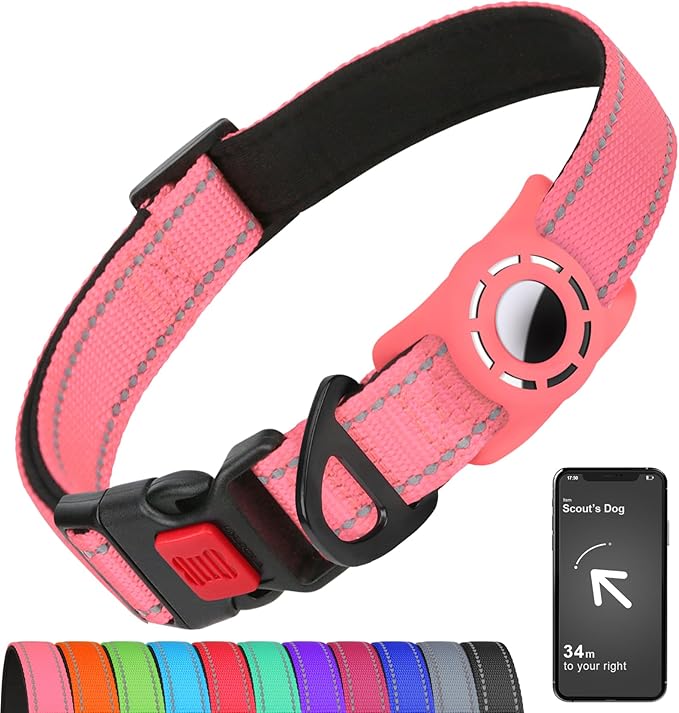 Airtag Dog Collar with AirTag Holder by Erbine