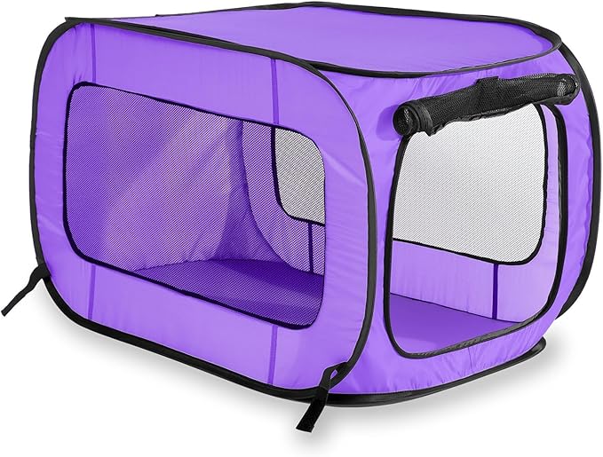 Beatrice Home Fashions Portable, Collapsible, Pop Up Kennel Travel Cat and Dog by BeatriceHomeFashions