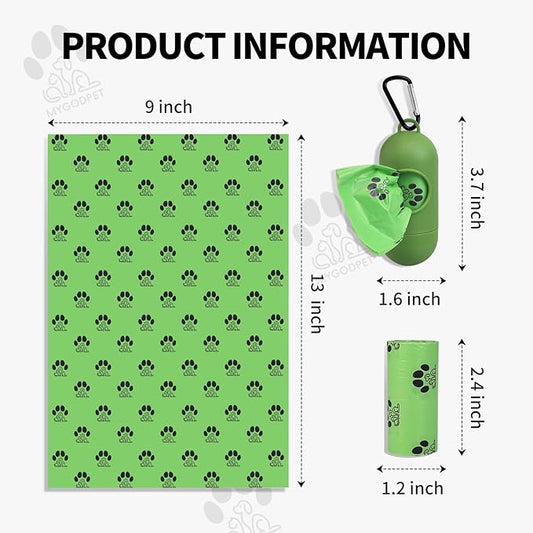 Dog Poop Bags Rolls with Dispenser 150 Count Biodegradable Poop Bags - Image 2