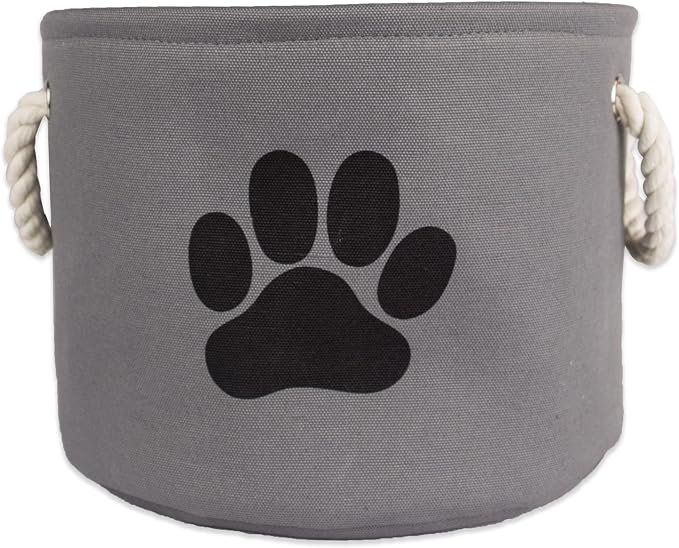 Bone Dry Pet Storage Collection Collapsible Bin, Small Round by BoneDry