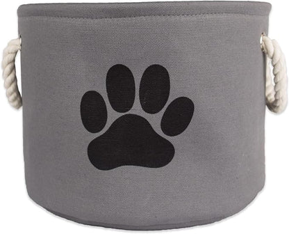 Bone Dry Pet Storage Collection Collapsible Bin, Small Round by BoneDry