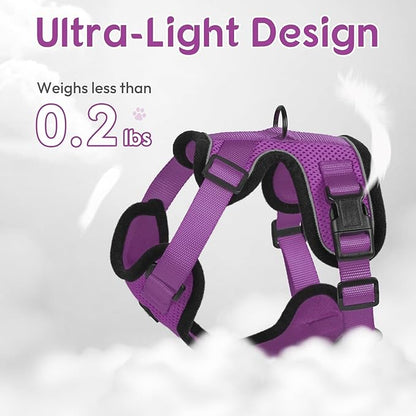 Dooradar Cat Harness and Leash Set, Escape Proof Safe Adjustable Kitten Vest - Image 5