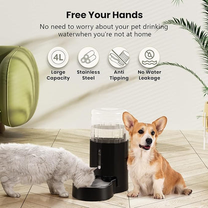 CZPET Automatic 4L/135Oz/1Gal Cat Water Dispenser - Image 2
