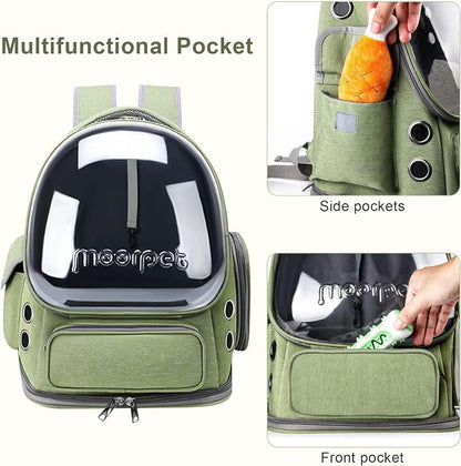 Cat Backpack Carrier, Breathable Cat Carrier Large Space Bubble Pet Backpack - Image 3