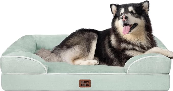EHEYCIGA Orthopedic Dog Beds for Extra Large Dogs, Waterproof Memory Foam XXL by EHEYCIGA