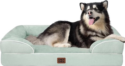 EHEYCIGA Orthopedic Dog Beds for Extra Large Dogs, Waterproof Memory Foam XXL by EHEYCIGA