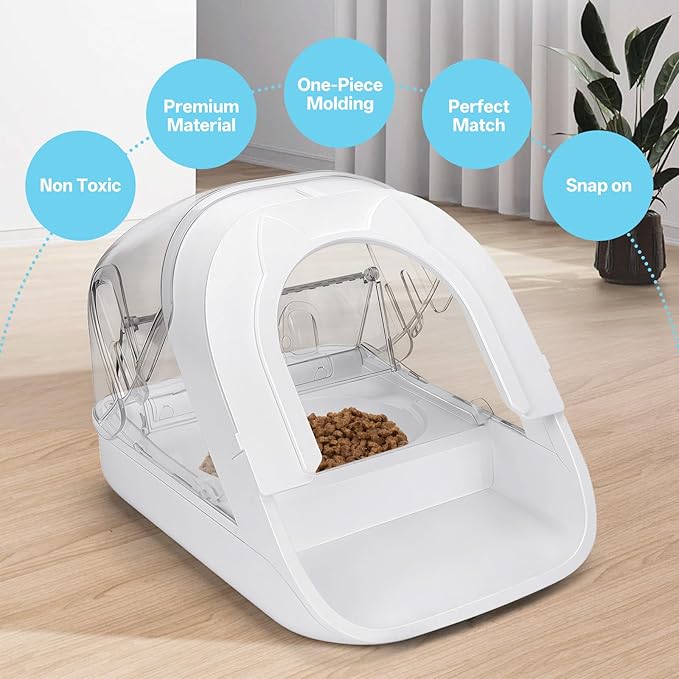 Front Cover for Automatic Micro Chip Pet Feeder, Prevent Pets Competing for - Image 6
