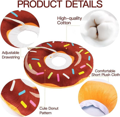 Cat Cone Collar Soft, Cute Cat Donut Collar After Surgery, Adjustable Kitten - Image 5
