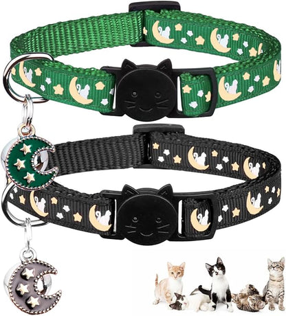2Pcs Breakaway Cats Collars Cat Collars by Baeuppit