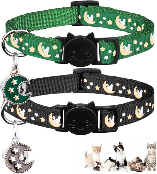 2Pcs Breakaway Cats Collars Cat Collars by Baeuppit