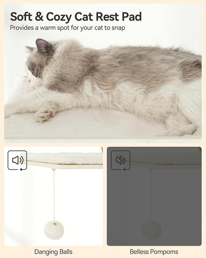 FourFurPets 72.4" Cat Tree, Modern Cat Tower - Image 5
