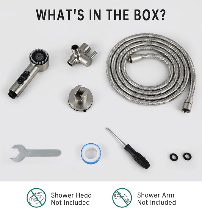 3 Mode Dog Shower Attachment, High Pressure Handheld Sprayer - Image 7
