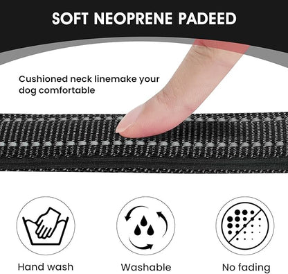 Reflective Dog Collar Padded - Image 3
