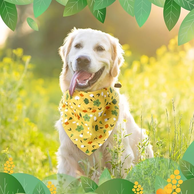 Weewooday 50 Pcs Spring Dog Bandanas Bulk - Image 7