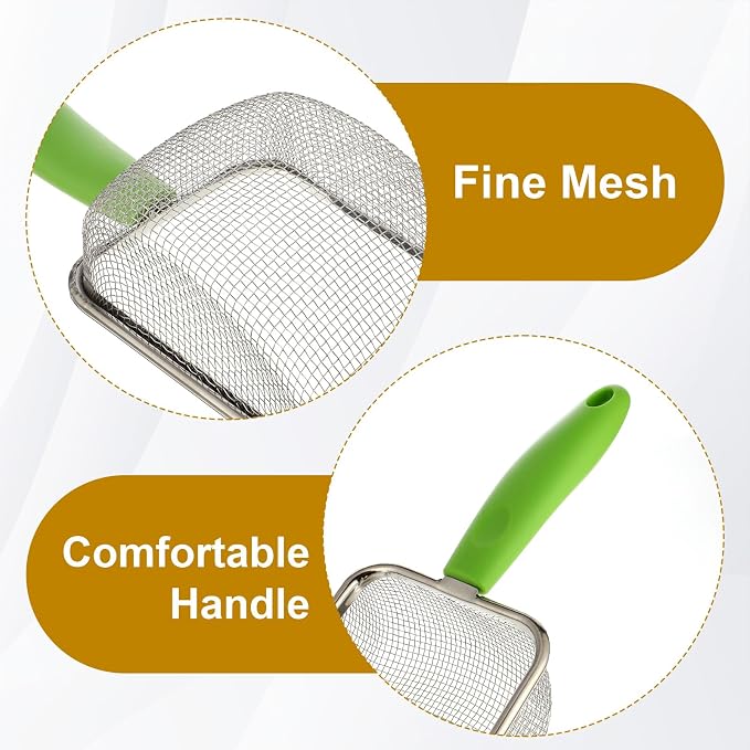 Stainless Steel Mesh Litter Shovel, Fine Mesh Metal Reptile Litter Cleaner - Image 6