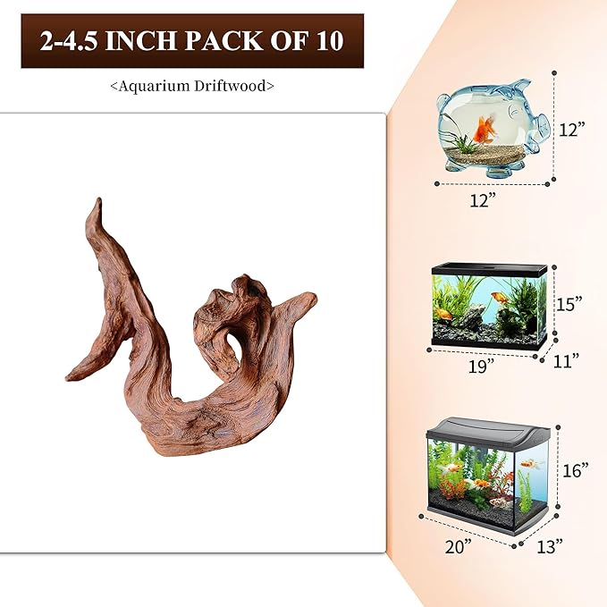 majoywoo Natural Small Driftwood - Image 2
