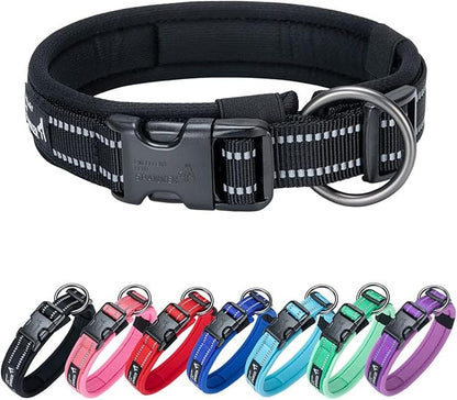 EXCELLENT ELITE SPANKER Reflective Dog Collar Classic Soft Padded Breathable by EXCELLENTELITESPANKER