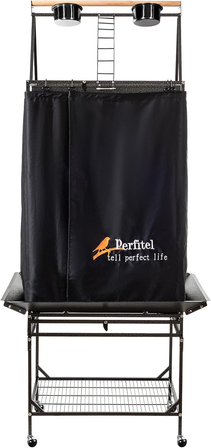Bird Cage Cover Good Night Birdcage Cover Black-Out Birdcage Cover Durable by Perfitel-tellperfectlife