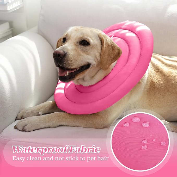 IDOMIK Dog Recovery Collar, Waterproof Soft Dog Cone After Surgery, Comfy - Image 3