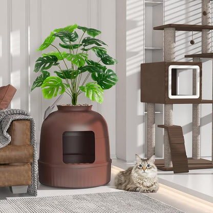 Lifewit Cat Litter Box, Hidden Enclosure Litter Tray - Image 9
