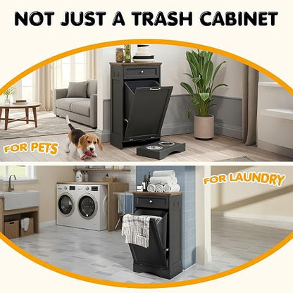 Tilt Out Trash Can Cabinet - Image 8