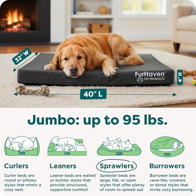 Furhaven Water-Resistant Orthopedic Dog Bed - Image 3
