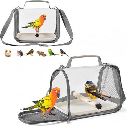 Portable Small Bird Travel Cage Carrier, A Convenient Go Out Solution by Unknown