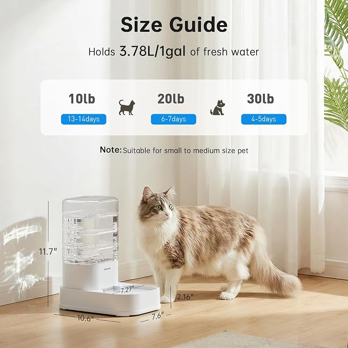 PAWGETHER® Gravity Automatic Pet Water Dispenser - Image 5