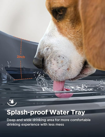 7L/1.8Gal Dog Water Fountain for Large Dog, FEELNEEDY Dog Water Bowl Dispenser - Image 3