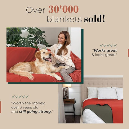 Waterproof Blanket for Bed or Couch – Soft and Leakproof Waterproof Throw - Image 4
