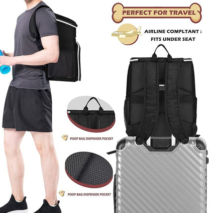 BAGLHER丨Dog Travel Bag Backpack, Airline Approved Pet Supplies Backpack - Image 5